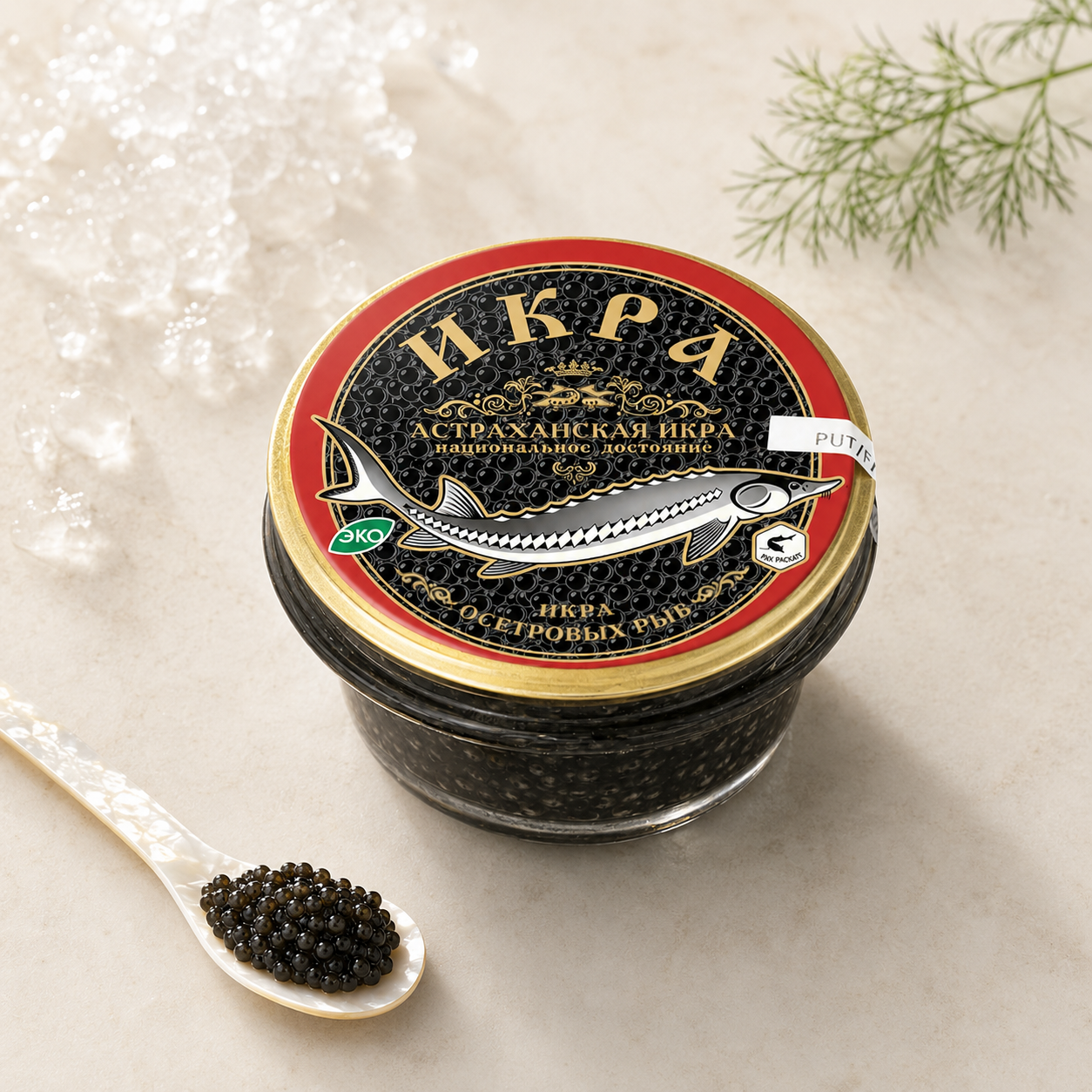 Черная икра стерляди 100г Казань
