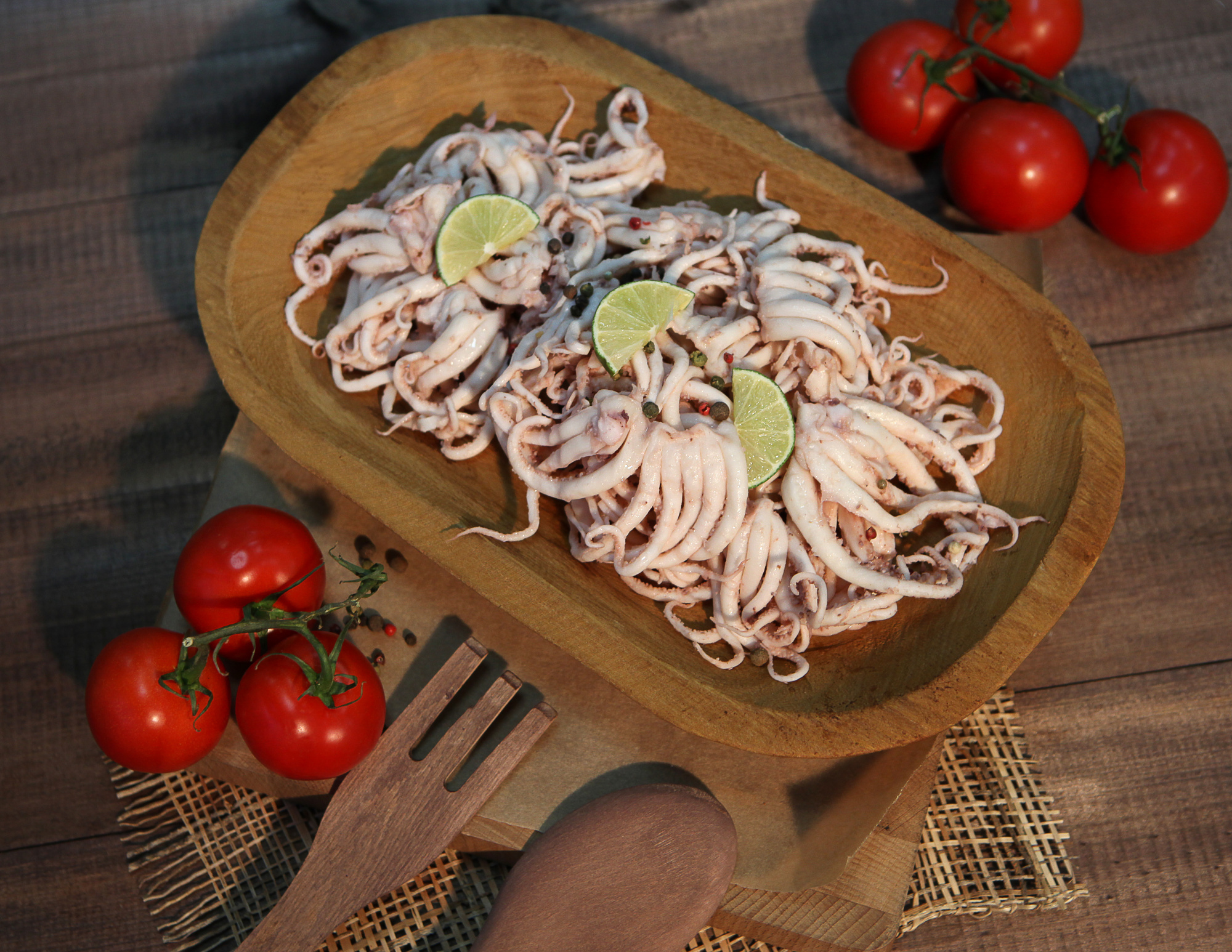 Щупальца кальмара маринованные Казань